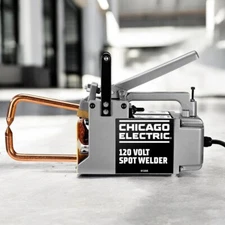 Spot Welder 1/8" Metal Stud Welding Machine 120V Electrodes with Tongs & Tips