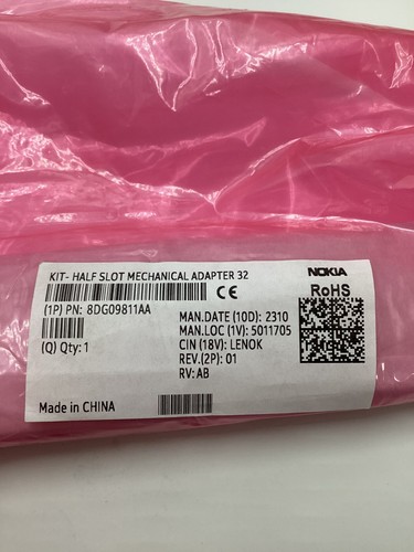 (QTY 1) Nokia Kit-Half Slot Mechanical Adapter 32, 8DG09811AA - Picture 4 of 5