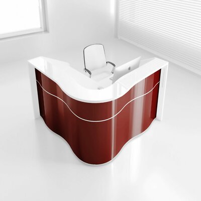Wave 72 X 63 L Shape Reception Desk Ebay