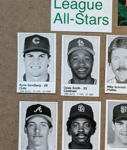1989 1990 1991 MLB All-Star Game Program Player Cuts - U Pick a player - Picture 145 of 184