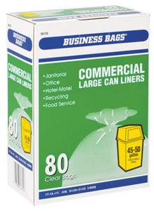 Berry Plastics 618642 Commercial Large Trash Can Liners