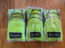 Lot Of 3 Packs Vintage Swankie Hankies Halloween Green Spider Web 2004 3 Ply