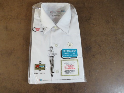 NOS VTG Men's dress SHIRT 60s Kmart Sanforized per