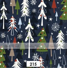 (215) TWO Paper LUNCHEON Decoupage Art Craft Napkins - Chrismas TREES Pines