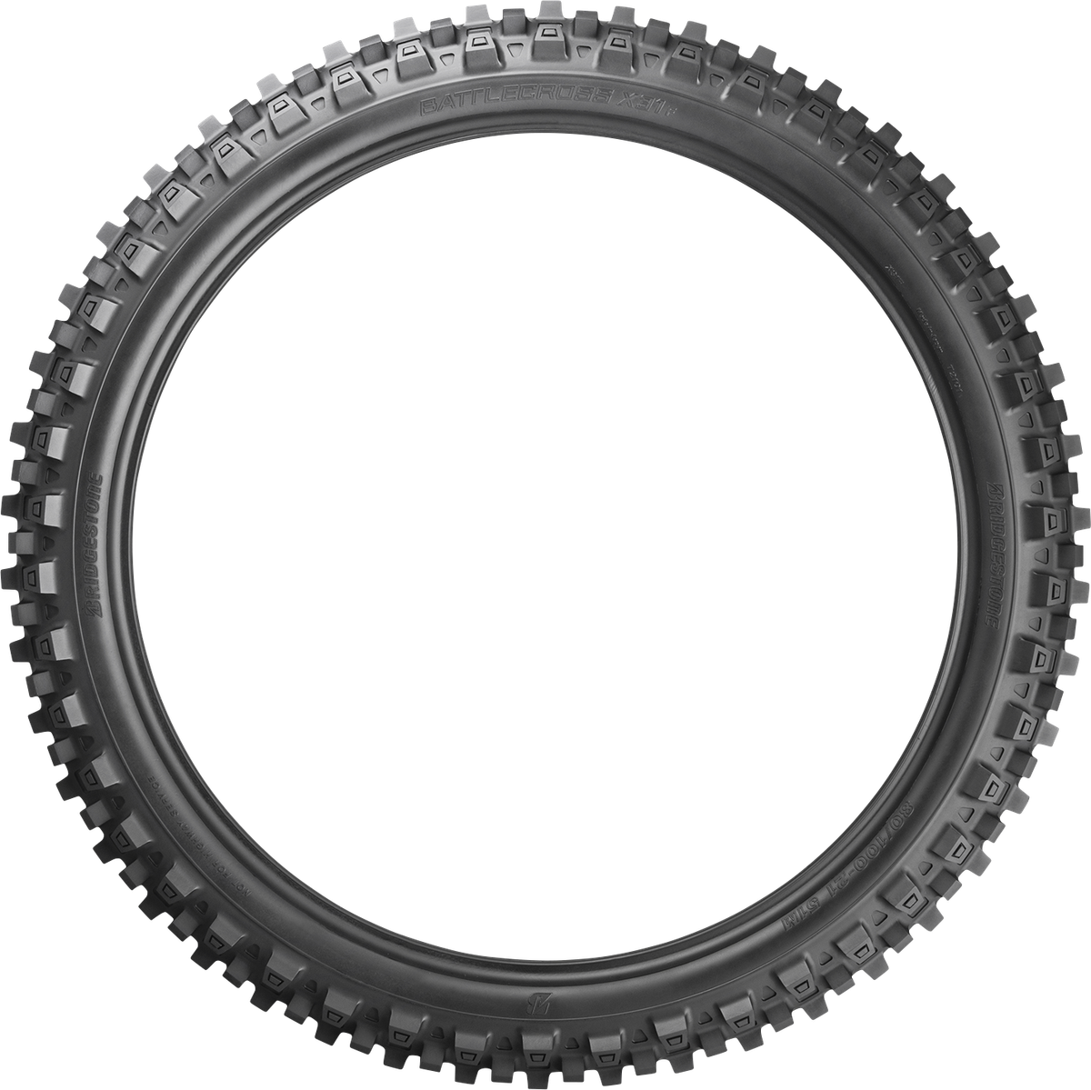 Bridgestone Battlecross X31 80/100-21 Front Tire Intermediate