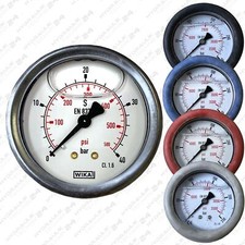 Hydraulik Manometer WIKA ø63 mm Glycerin Ede...