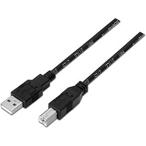 Cavo di trasferimento dati per stampante USB 2.0 da 3 metri nero - Afbeelding 4 van 5