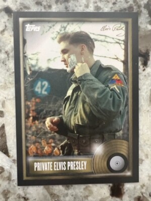 2022 TOPPS ELVIS PRESLEY THE KING ROCK ROLL CARD #41 PRIVATE ELVIS PRESLEY