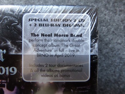 THE NEAL MORSE BAND The Great Adventour Live BRNO 2019 2 Blu-ray + 2 CD NEU OVP