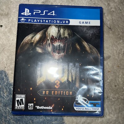 Doom 3 VR Edition PlayStation 4 PS4 Brand New Factory Sealed PSVR