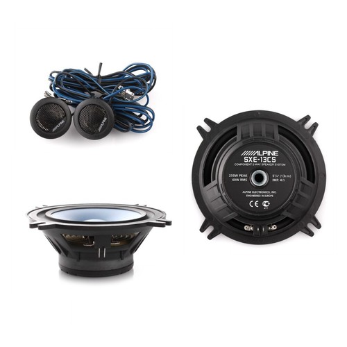 1 kit a 2 vie ALPINE SXE-13CS da 13,00 cm 250 watt max porte portiere sportelli - Picture 5 of 11