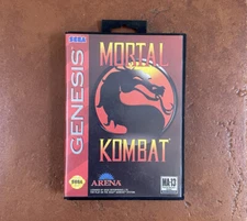 Mortal Kombat (Sega Genesis, 1993) Complete Game, Case and Manual Tested Great