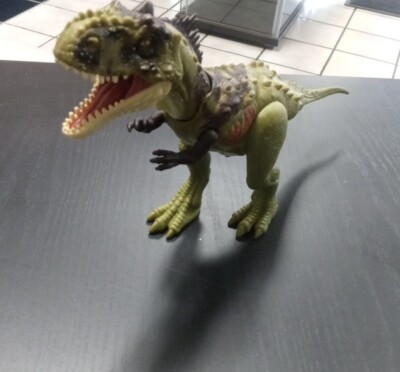 ロドリリオン　レオパード　ブルゾン Rare Green Jurassic World Dominion Roar Strikers Rajasaurus