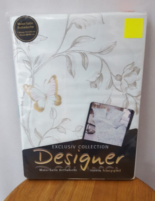 Designer Bettwäsche, Kaeppel, 135x200cm, 100% Baumwolle UVP 74,90   Reidelshöfer