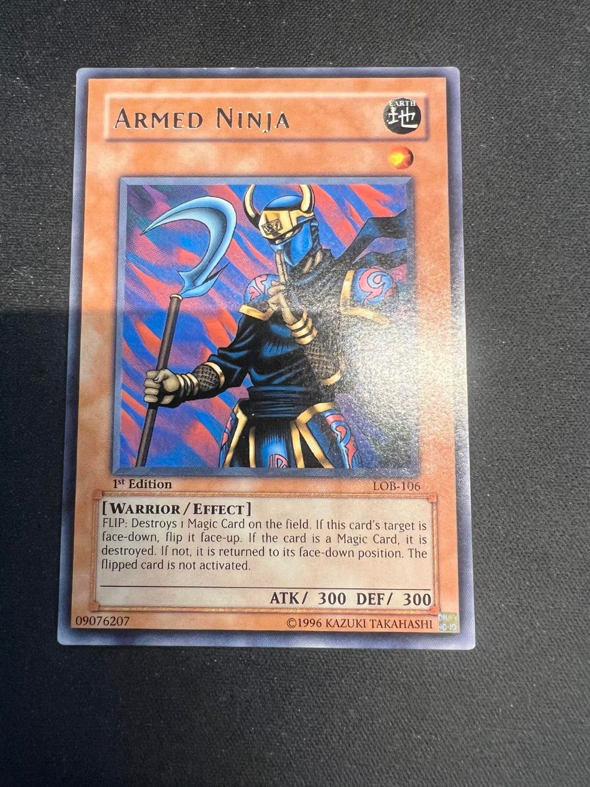 Armed Ninja Rare LOB-106 Asian English 1st Near Mint Yugioh
