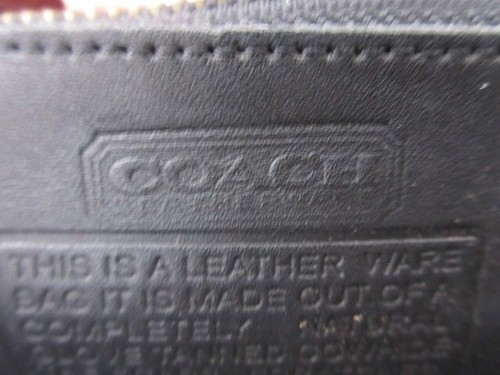 Vintage Black Leather Coach Travel Brief Case Bag # 3102, Fair Condition! - Picture 21 of 24
