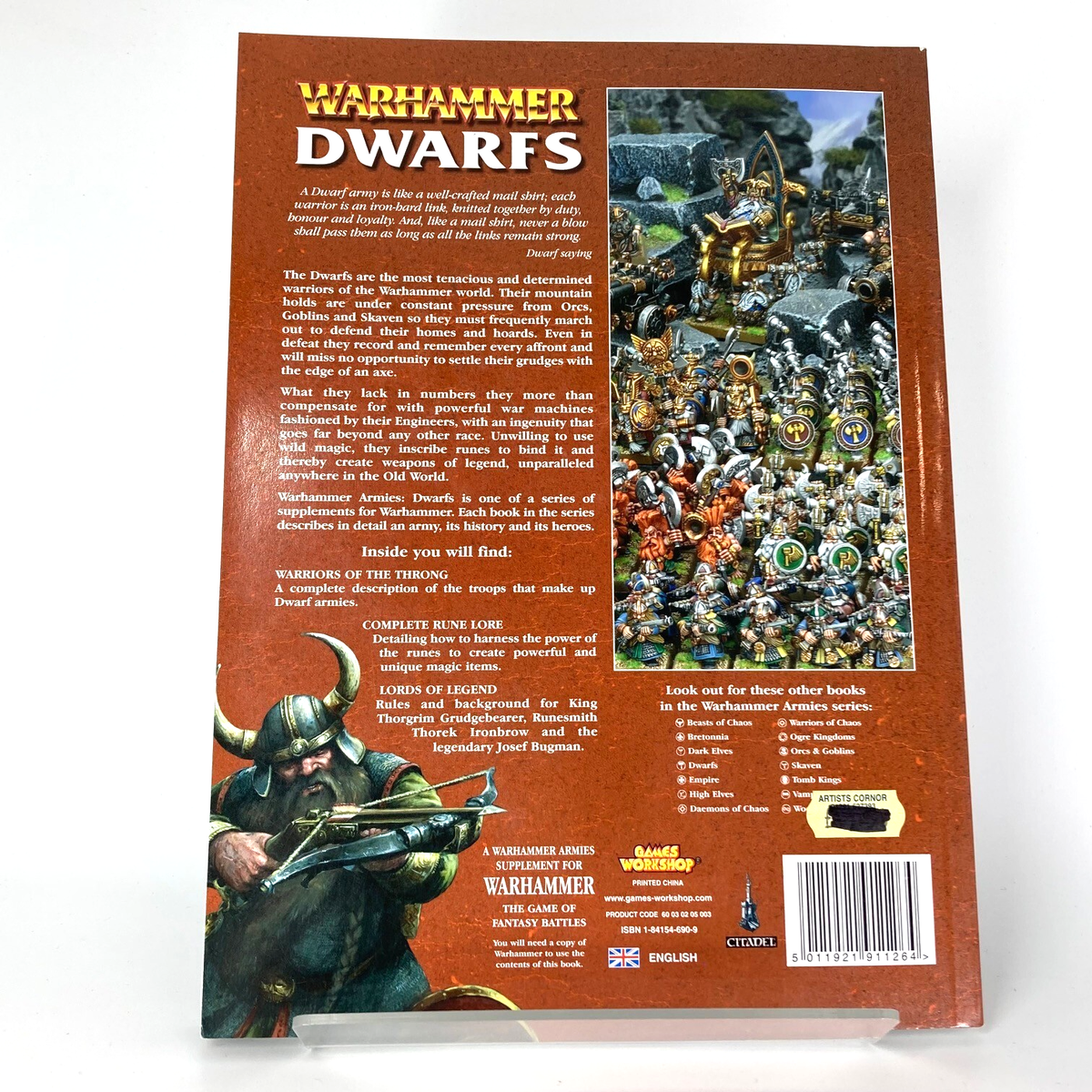 JEUX WORKSHOP WARHAMMER Fantasy Dwarf King Kazador Metal Dwarves Sigmar OOP EUR 8,19 - FR