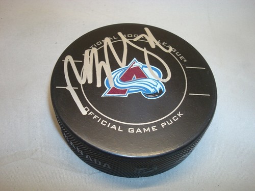 Paul Stastny Signed Colorado Avalanche Official Game Hockey Puck PSA/DNA COA 1A - Picture 3 of 3