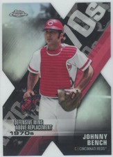 2020 Topps Chrome Decade of Dominance Die Cut #DOD-6 Johnny Bench Reds