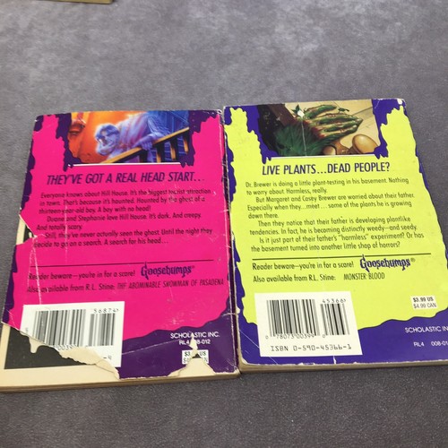 R.L. Stein Goosebumps (8),Ghosts of Fear Street Monster Dog, #1 Reader Beware-PB - Imagen 16 de 18