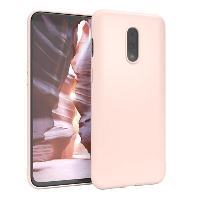 Für OnePlus 7 Hülle Soft Case Silikon Cover Schutzhülle Tasche Slim Matt Rosé