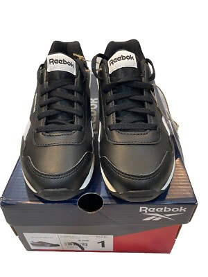 Reebok Royal Classic Jogger 3.0 Sneaker Kids, Size 1 Black White