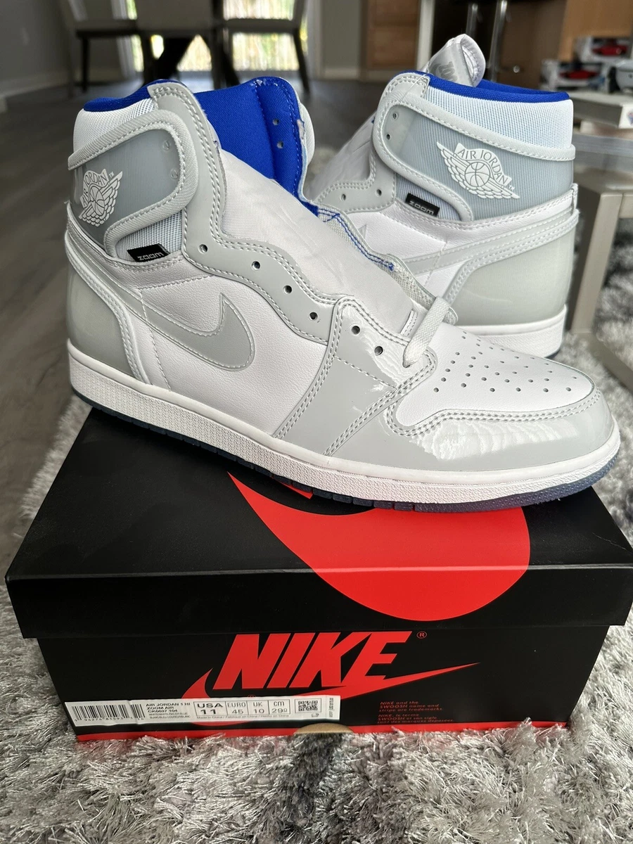 Air Jordan 1 High Zoom Air Racer Blue Size 11 6637 104 DS eBay
