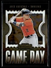 Alex Bregman #'d /99 - 2020 Panini Contenders Game Day Gold Parallel SP #GD-2