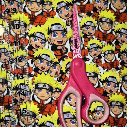 Maßgefertigter Naruto 100 % Baumwolle Webstoff FQ 20”x27” Reststück - Bild 2 von 2