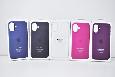 Apple Silicone or Clear MagSafe Case for Apple iPhone 16 Plus - NEW SEALED !!