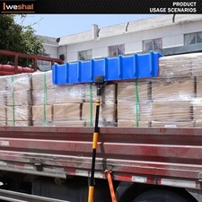 8ft V Shaped Board Corner Protector Adjustable Extension Handle Protector Pole