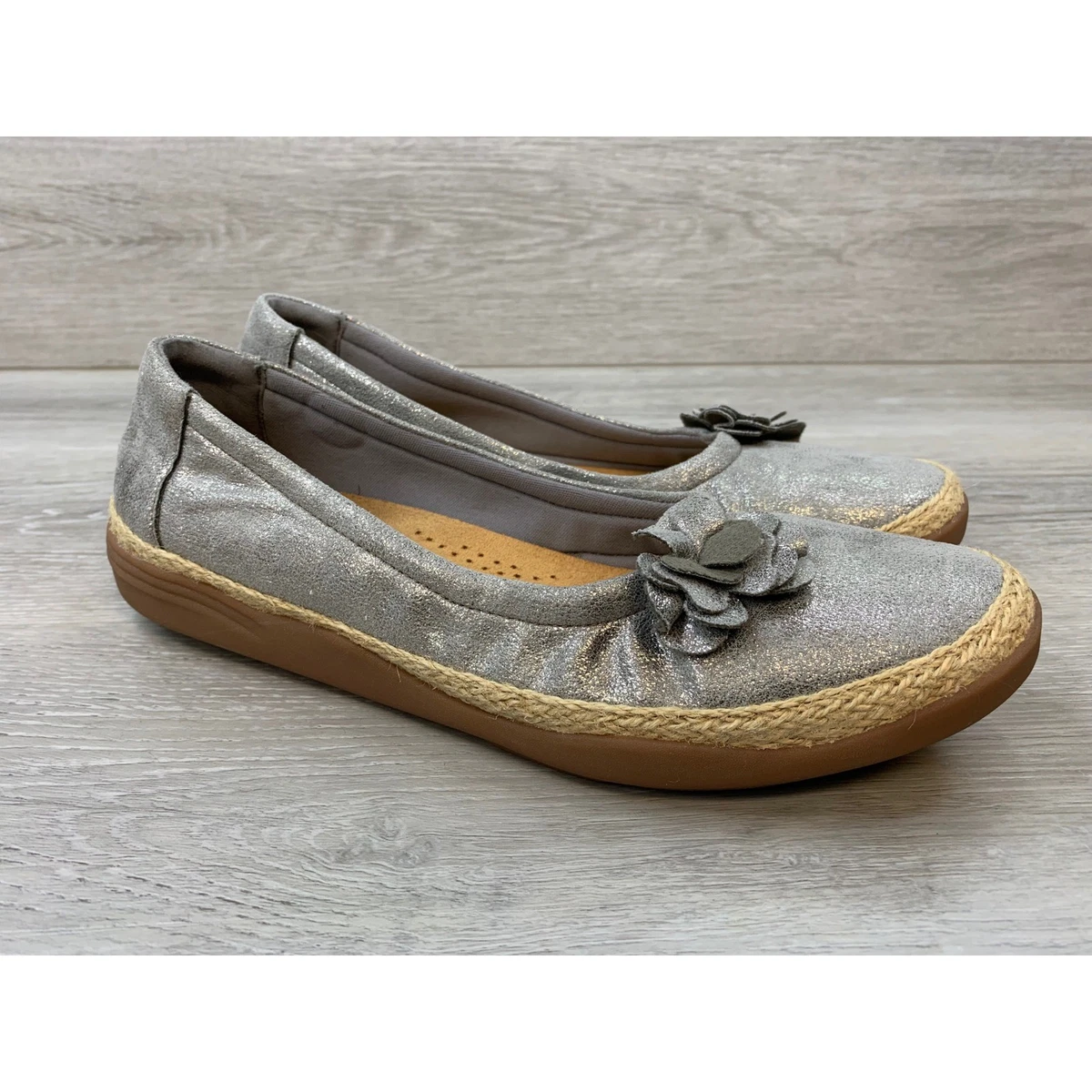 Casual Shoes Clarks Silver Dress Shoes Clarks Silver Shoes For Women For  Sale