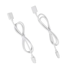 Extension Cables 2 PCS 24 inch for Under Cabinet Lights 5 White Multicolor