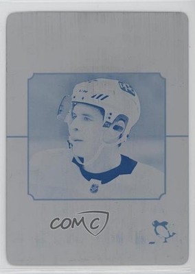2021-22 Upper Deck Series 1 Honor Roll Printing Plate Cyan 1/1 Sidney Crosby g5i