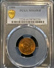 1906 Indian Head Cent Penny - PCGS MS64 RB - Mostly Red - Very Sharp Coin