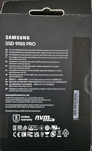 *New*Samsung 9100 PRO 2TB, PCIe 5.0x4 M.2,Read Speeds Upto 14,800MB/s*Free Ship! - Afbeelding 2 van 4