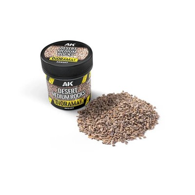 AK Interactive AK8307 Desert Medium Rocks 100ml