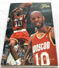 1995-96 Flair Basketball Sam Cassell Houston Rockets base card #48