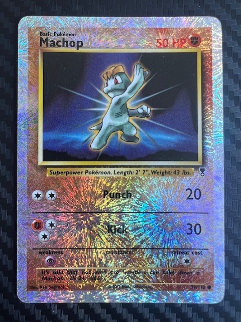 Pokemon TCG Machop 79/110 Legendary Collection Reverse Holo LP