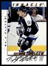 1997-98 Pinnacle Be a Player Autographs Daymond Langkow Auto Tampa Bay Lightning