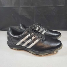 ADIDAS TOUR 360 GOLF SHOES SPIKES BLACK MEN'S SIZE 9 - Q047032