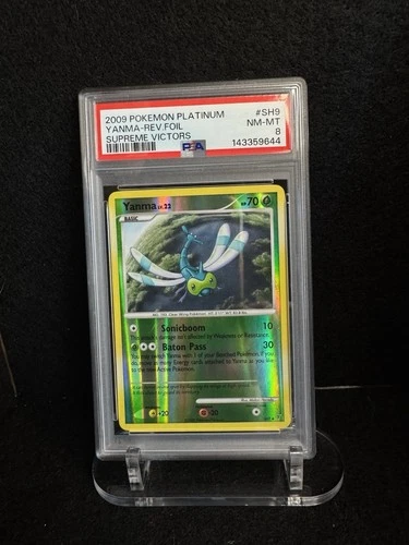 Pokémon TCG Yanma Shiny SH9 Supreme Victors Reverse Holo Rare PSA 8