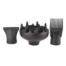 3-Piece Hair Dryer Diffuser Hair Dryer Attachment Nozzle Set, Plastic Hair Dr...