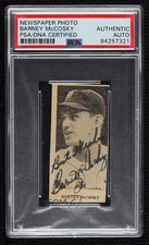 PSA/DNA Authenticated Barney McCosky Certified Authentic Auto Auto 0dj8