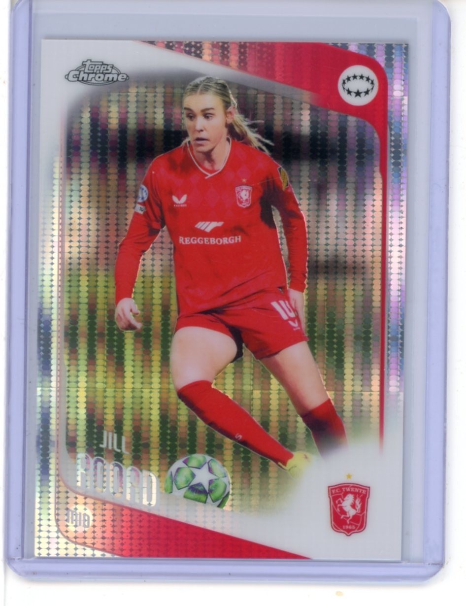 2025-26 TOPPS CHROME UEFA WOMEN'S UWCL PULSAR PRISM JILL ROORD #96