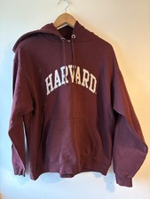 Champion Harvard University Men’s Hoodie Large Burgundy