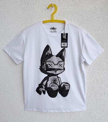 HEADS OR TAILS T-Shirt mit Druck, Größe XL, Farbe Weiß, Baumwolle, NEUWERTIG