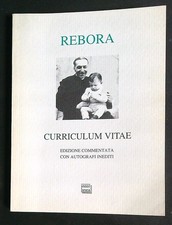 CURRICULUM VITAE REBORA CLEMENTE - CICALA R. - MUSSINI G. INTERLINEA 2001 LYRA