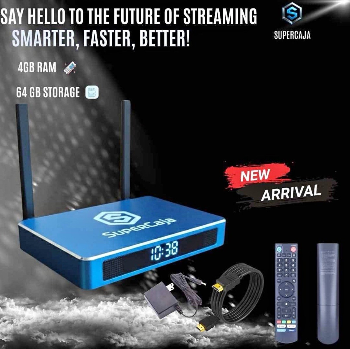 SuperCaja Limited Edition (Not Superbox S6 Max) With 64 Gb Storage