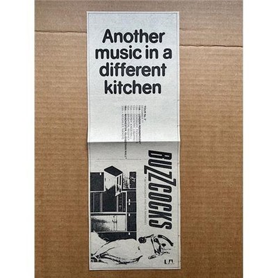 BUZZCOCKS ANOTHER MUSIC IN A DIFFERENT KITCHEN MEMORABILIA Original PUNK music p